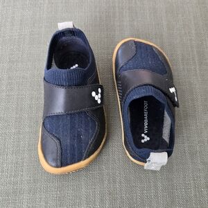 Vivobarefoot Toddler Size 6 Primus Knit II T Midnight Leather Shoes